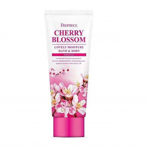 Крем для рук и тела питательный DEOPROCE MOISTURE HAND & BODY CHERRY BLOSSOM LOVERY